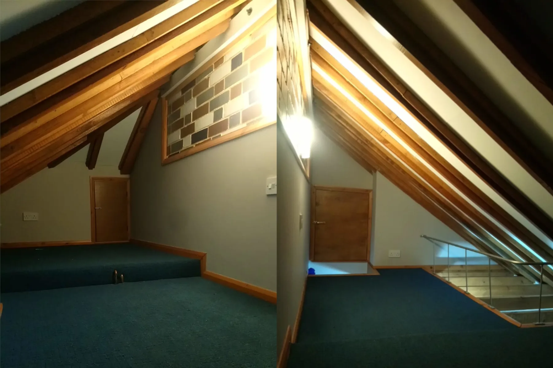 Renovated bedroom with fresh decoration