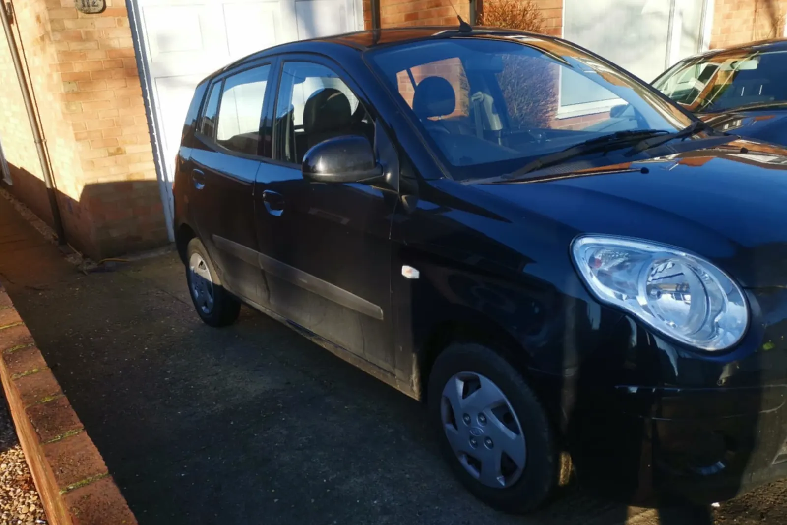 Kia with a finished exterior detail