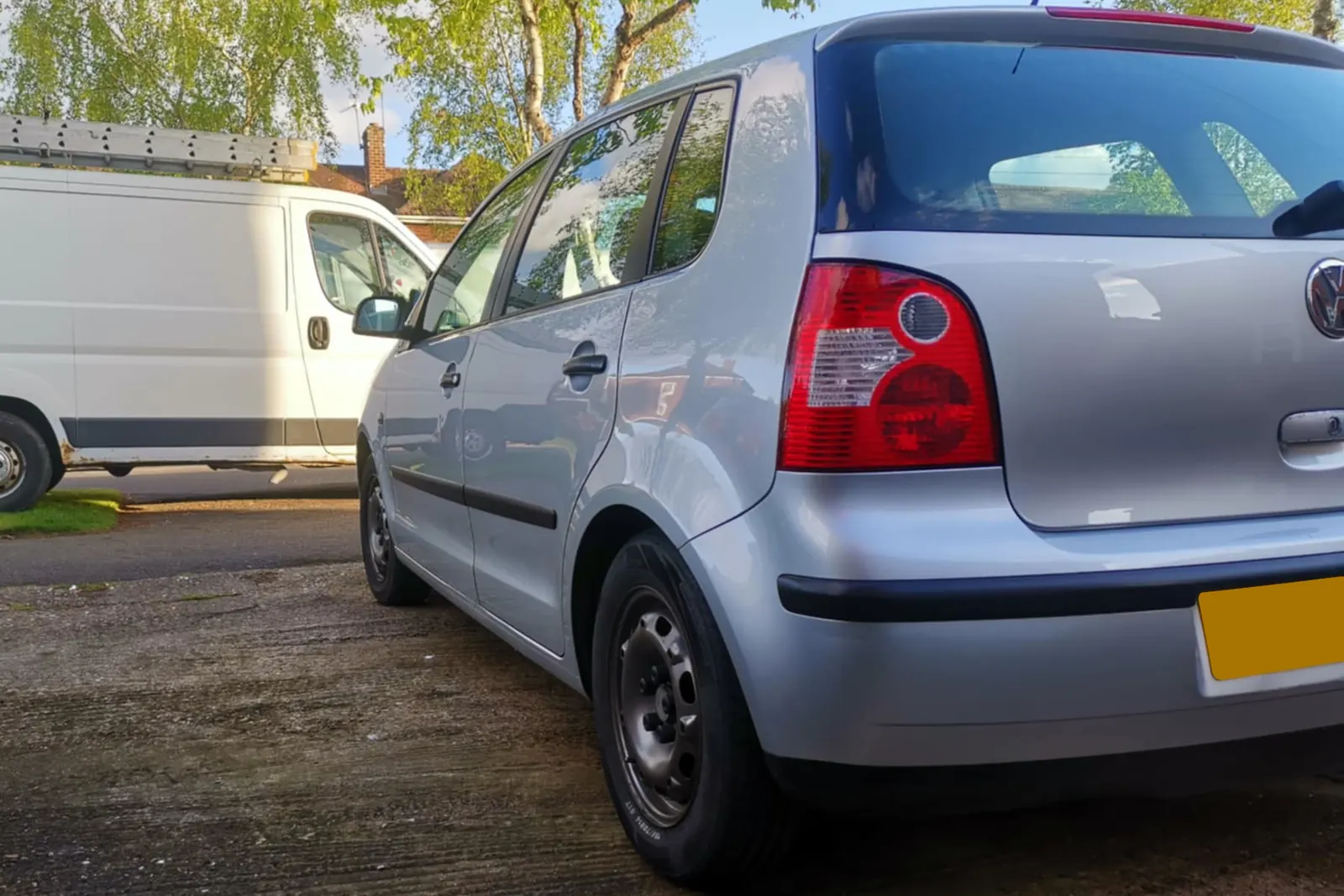 Polo after interior and exterior cleaning